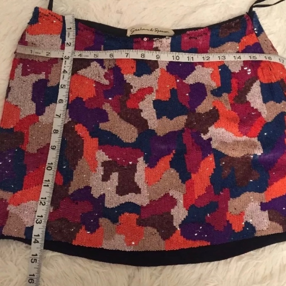 Graham and Spencer sequin mini skirt - Picture 3 of 3